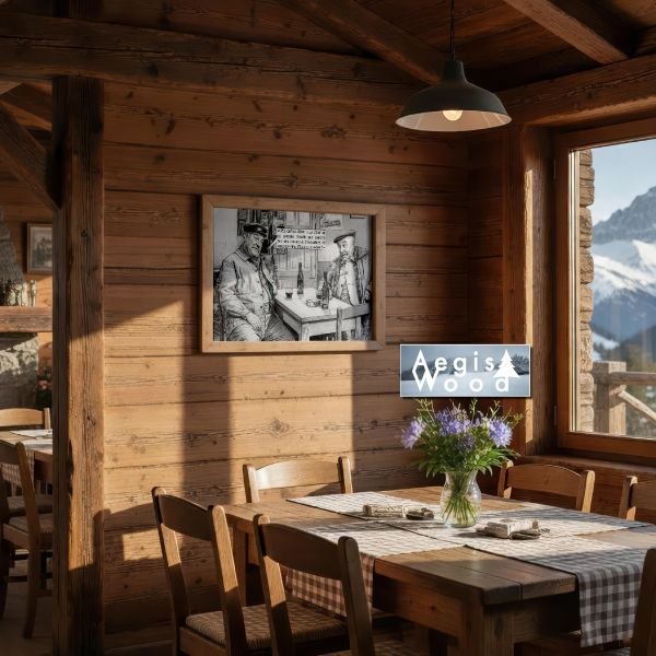 Affiche « Les Vieux de la Vieille » : Réplique culte, style dessin au crayon d'un bistrot d'antan (30x45 cm)