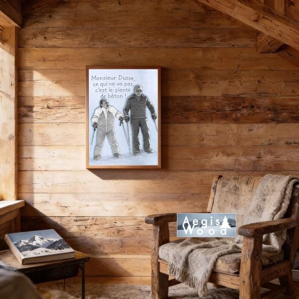 Affiche Les Bronzés font du ski, tirage Fujifilm 30 × 45 cm