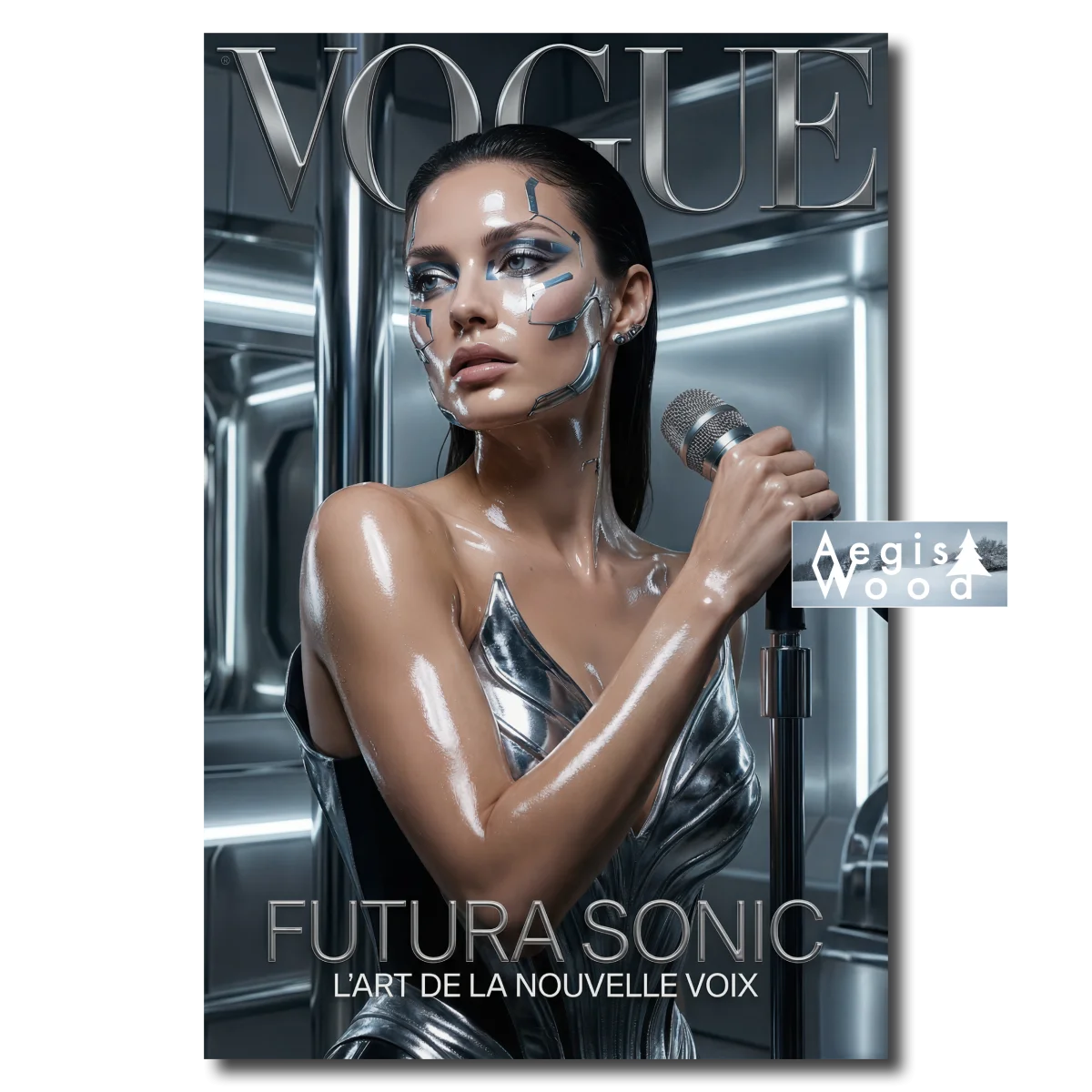 Affiche Vogue Futura Sonic Cyberpunk