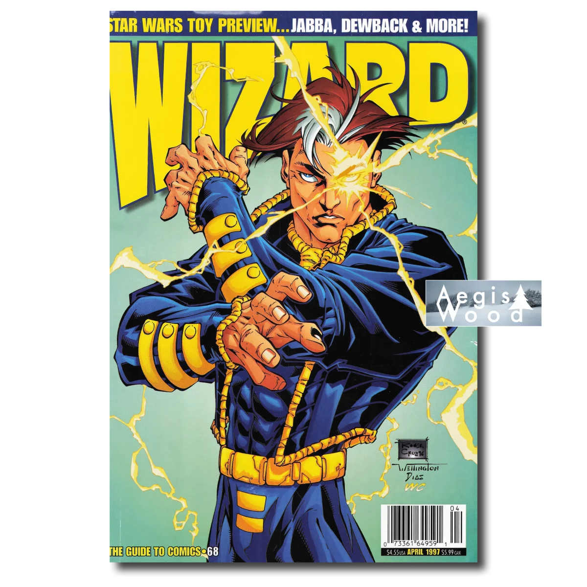 Affiche (reproduction) — Couverture du magazine Wizard The Guide to Comics n°68, 1997