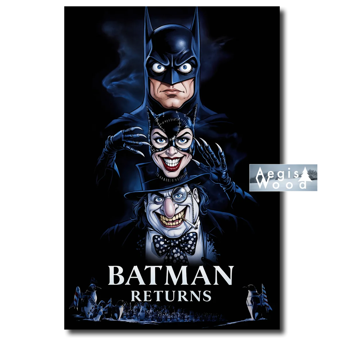 Affiche (reproduction) caricature de Batman Returns