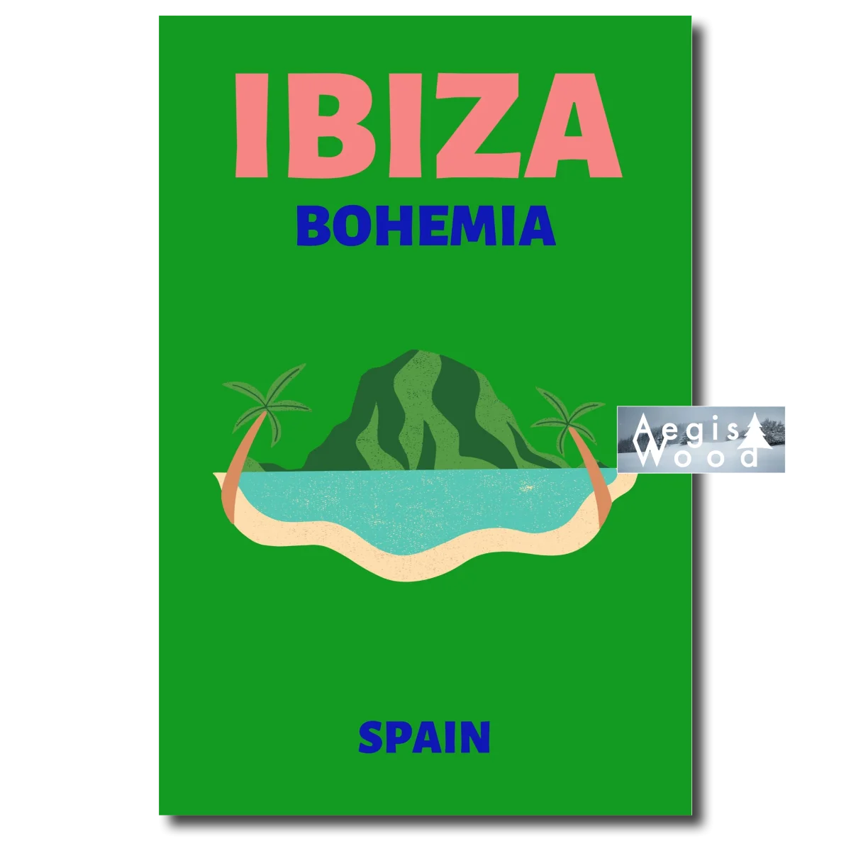 Affiche (reproduction) d'Ibiza, Bohême, Espagne