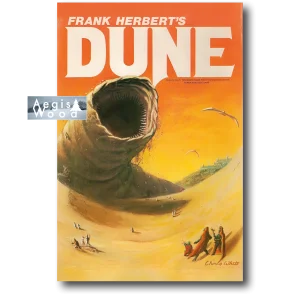Affiche (reproduction) - Dune, jeu de société Avalon Hill 1979, illustration de Chris White