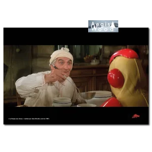 Affiche tirée du film La Soupe aux choux - Girault 1981 - Louis de Funès et l'extraterrestre