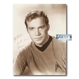 Affiche (reproduction) de William Shatner en Captain Kirk - Star Trek 1960