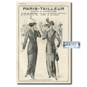 Affiche (reproduction) — Élégantes parisiennes en tenue d'hiver, 3 novembre 1913