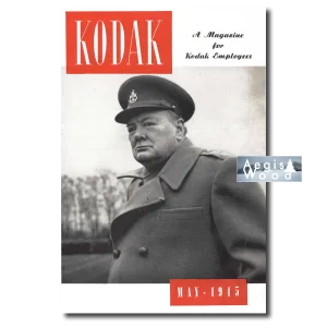 Affiche (reproduction) — Winston Churchill en uniforme, couverture de magazine, mai 1945
