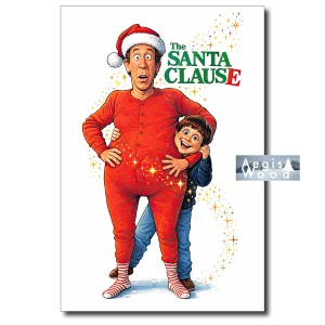 Affiche (reproduction) caricature de "The Santa Clause"