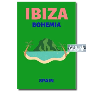 Affiche (reproduction) d'Ibiza, Bohême, Espagne