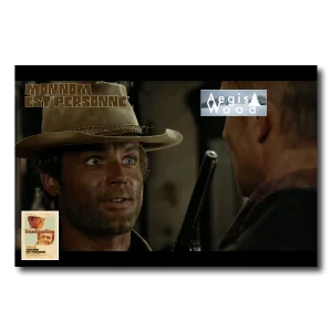 Affiche (reproduction ) d'une scène du film "Mon Nom est Personne" - Terence Hill